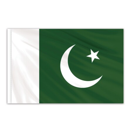 Pakistan Indoor Nylon Flag 4'x6'